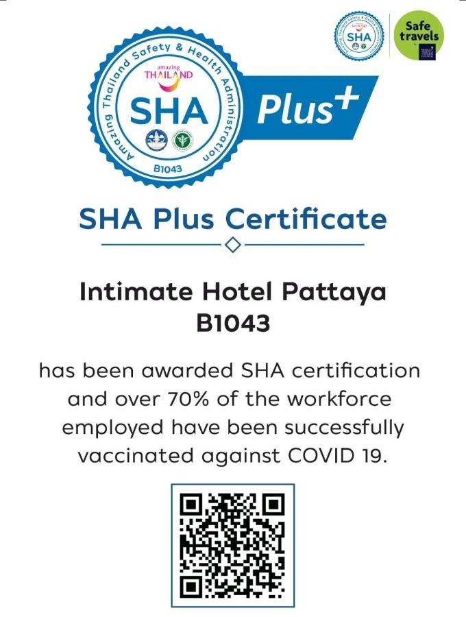 Intimate Hotel Pattaya - Sha Extra Plus Dış mekan fotoğraf